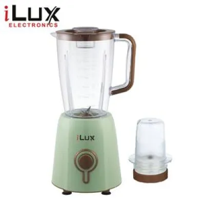 Ilux Blender & Grinder - 2 En 1- LX-373 - Bol 1.5 L - 300W - Vert