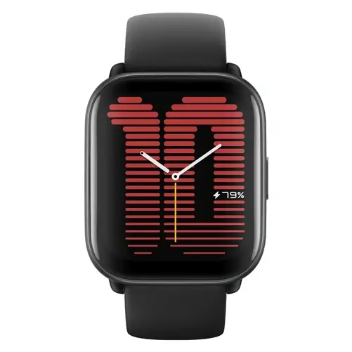 Amazfit Active – montre connectée avec coach sportif AI – GPS – appels – stockage de musique – Autonomie 14 jours – écran 1,75″ – Noir