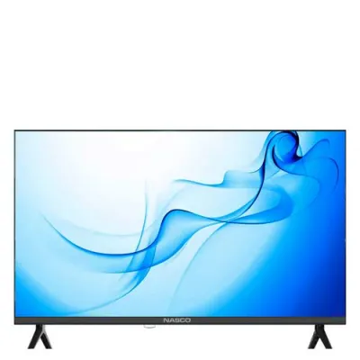Nasco TV LED Slim 32" - Décodeur Intégré - HD - Régulateur de tension - HDMI - USB - VGA - Noir - Garantie 12 Mois