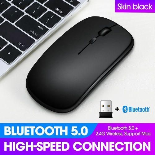 Souris Bluetooth Sans Fil Rechargeable - Noir