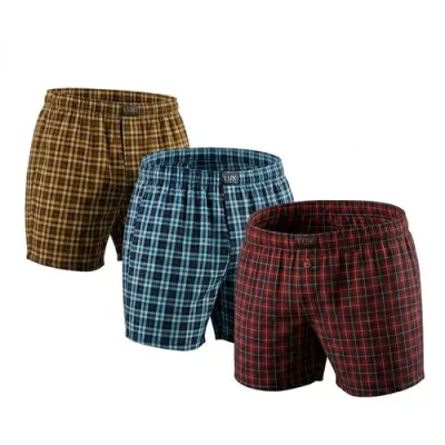 Lot de 3 Boxers Homme LUX PREMIUM Multicolores