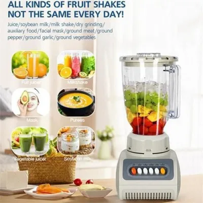 Blender Multifonction 450W – 1,5 L avec 4 Lames Inox et Fonction Pulse