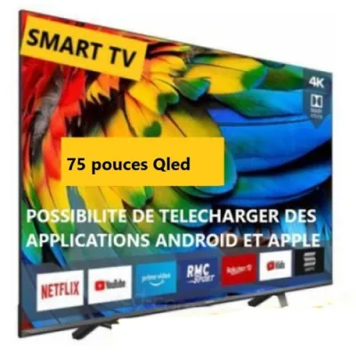 TV Smart Technology 75 pouces QLED 4K UHD – Google TV